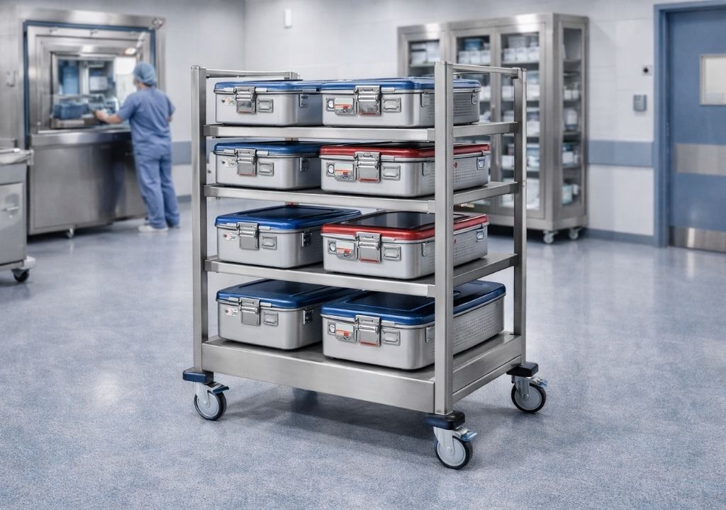 Sterile Material Transport Trolley: Security and Efficiency Standards in Hospital Logistics